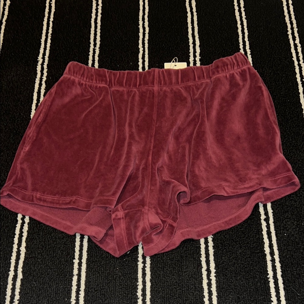 Suzie Kondi Dusty Rose Pink Velour Shorts